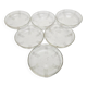 Vintage Art Deco dessert plates, 1930s, set of 6