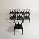 Set of 8 “Wishbone Chair” “CH24” chairs by Hans J. Wegner, 1990