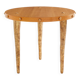 Oak and patinated bronze tripod pedestal table by Garouste & Bonetti 1987