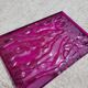 Plateau Kartell Dune rose par Mario Bellini