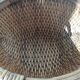 Vintage woven rattan basket - Traditional Asian wickerwork