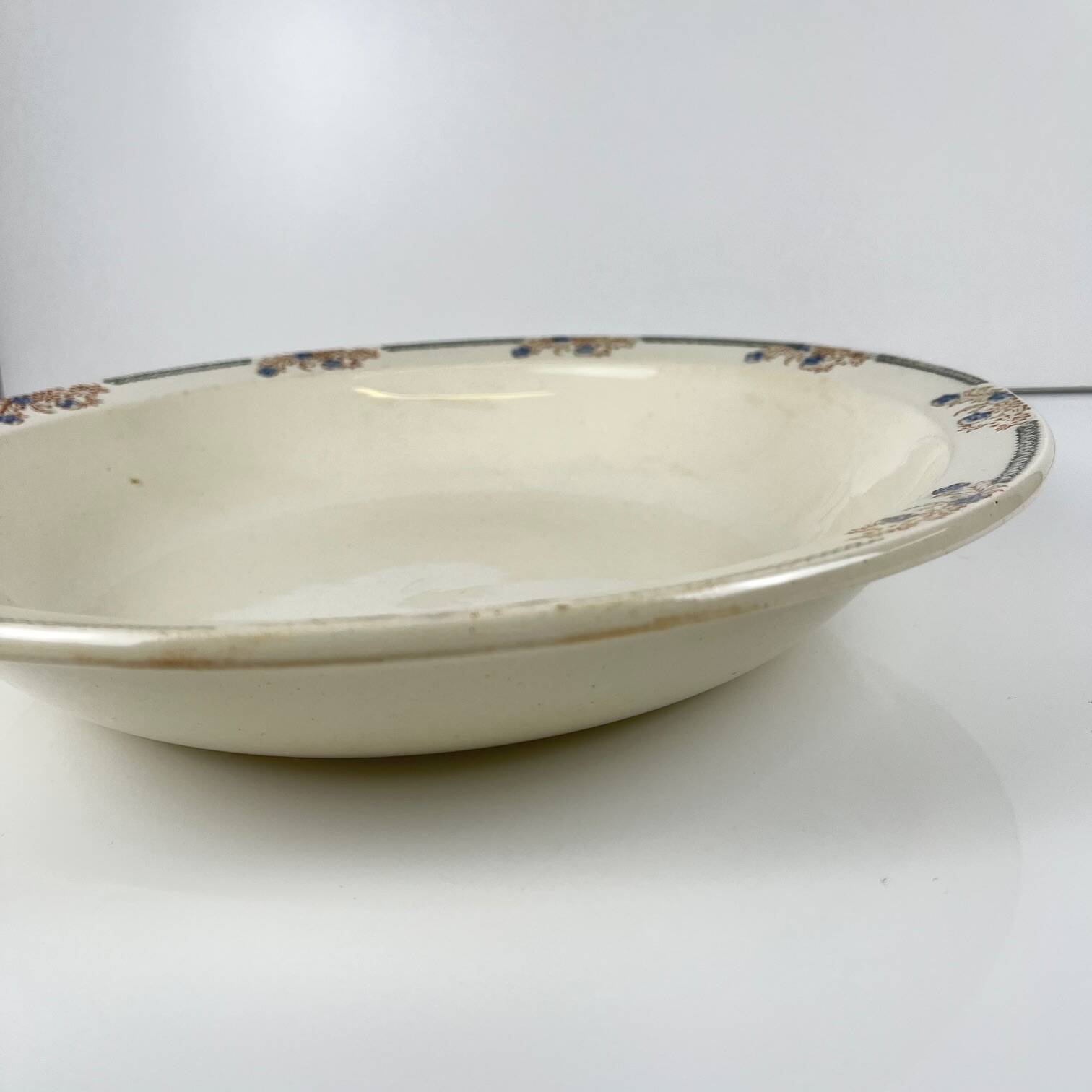 Grand saladier Longwy "Turin", 1950/70
