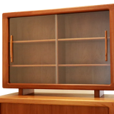 Vintage Danish design Dyrlund two-piece cabinet