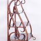 Biedermeier Shelf in Beech & Walnut attributed to Thonet, Austria, Vienna, 1910s