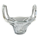 Large basket or fruit bowl in crystal Art Vannes France