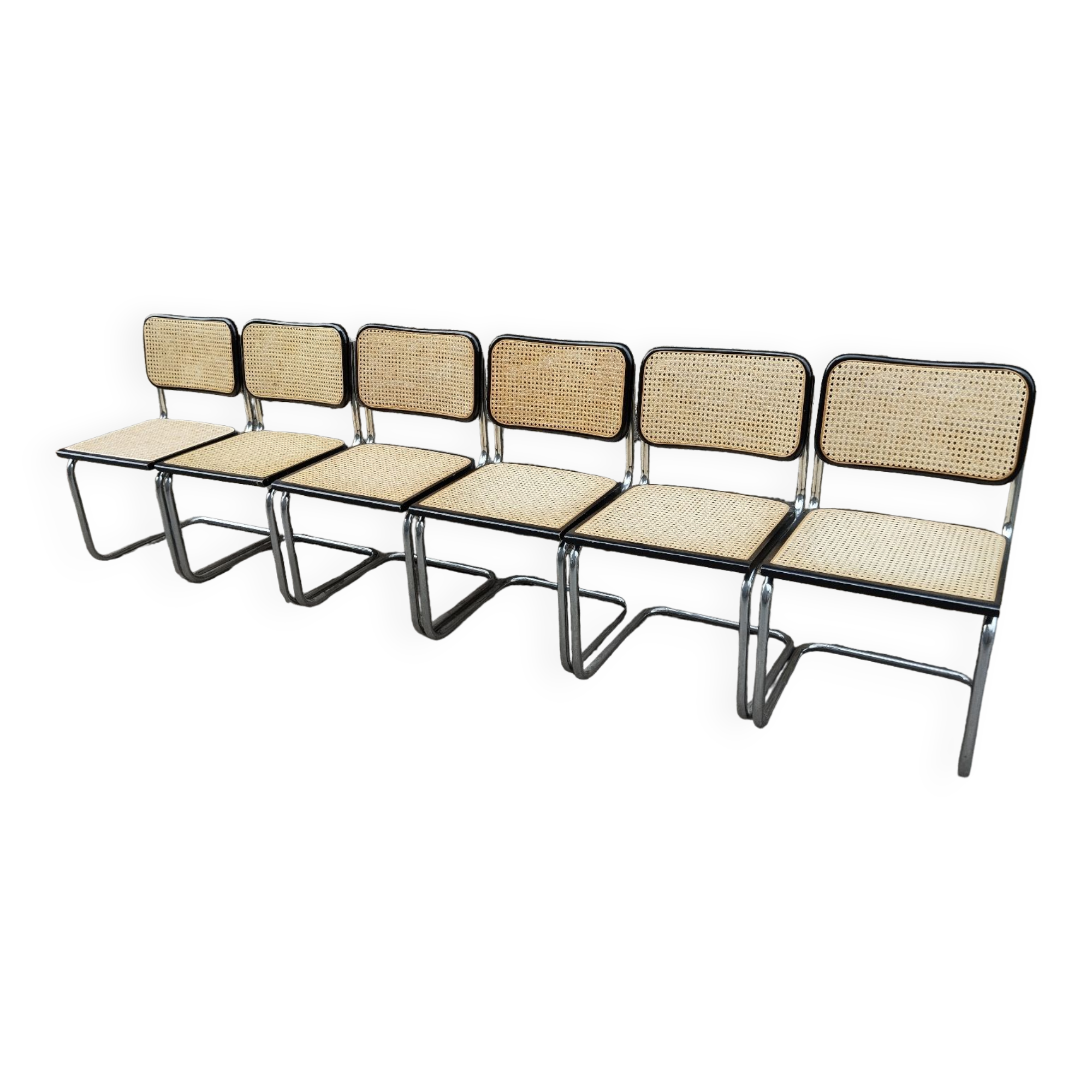 Cesca B32 Marcel Breuer chairs made in italy