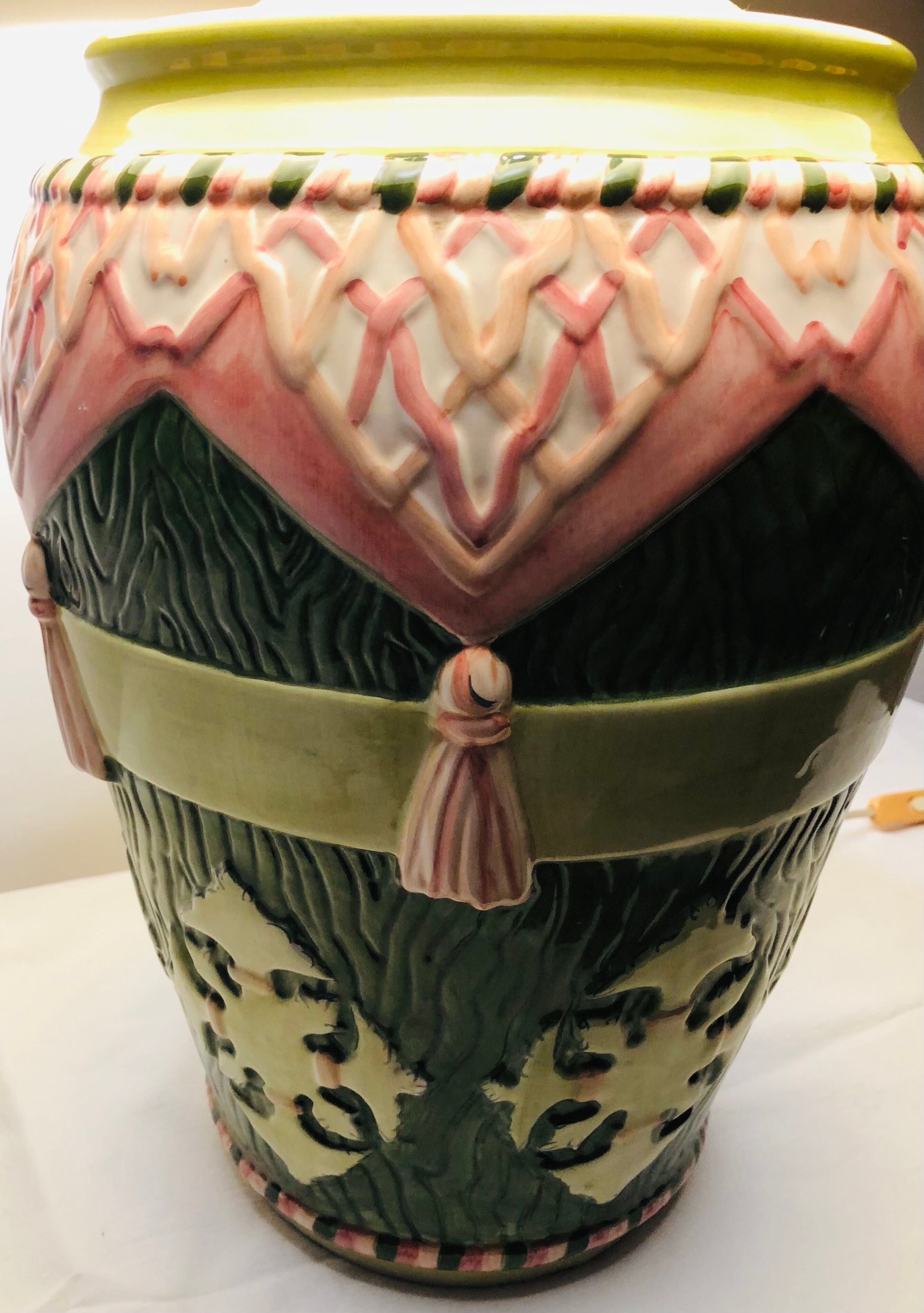 Colorful vintage lamp