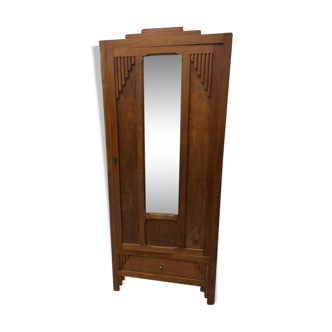 Vintage wooden wardrobe