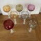 7 verres à vin en cristal de bayel modèle Venus