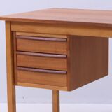 Vintage Scandinavian teak desk with 3 drawers – Denmark, 20th century