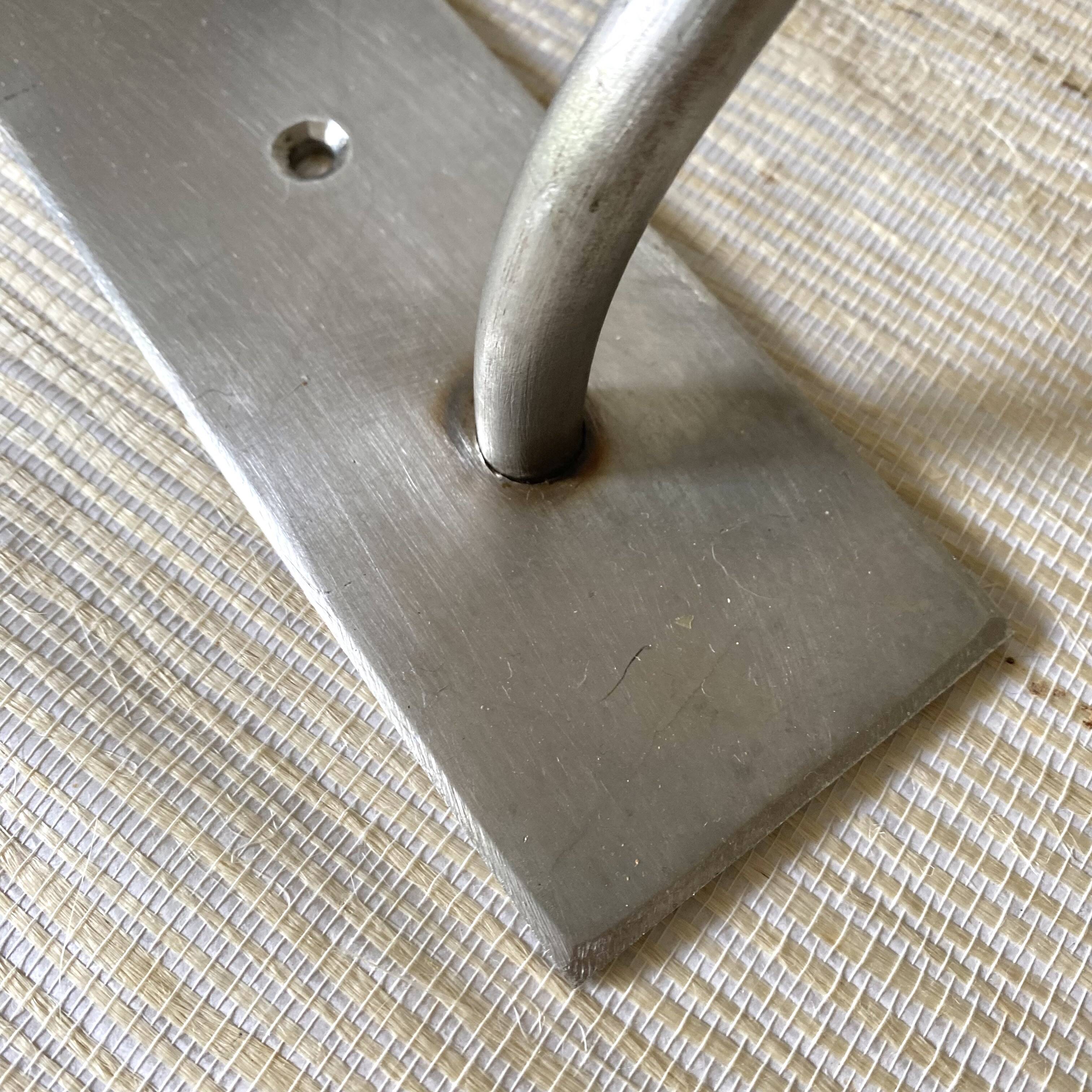 Industrial wall coat rack, 50s