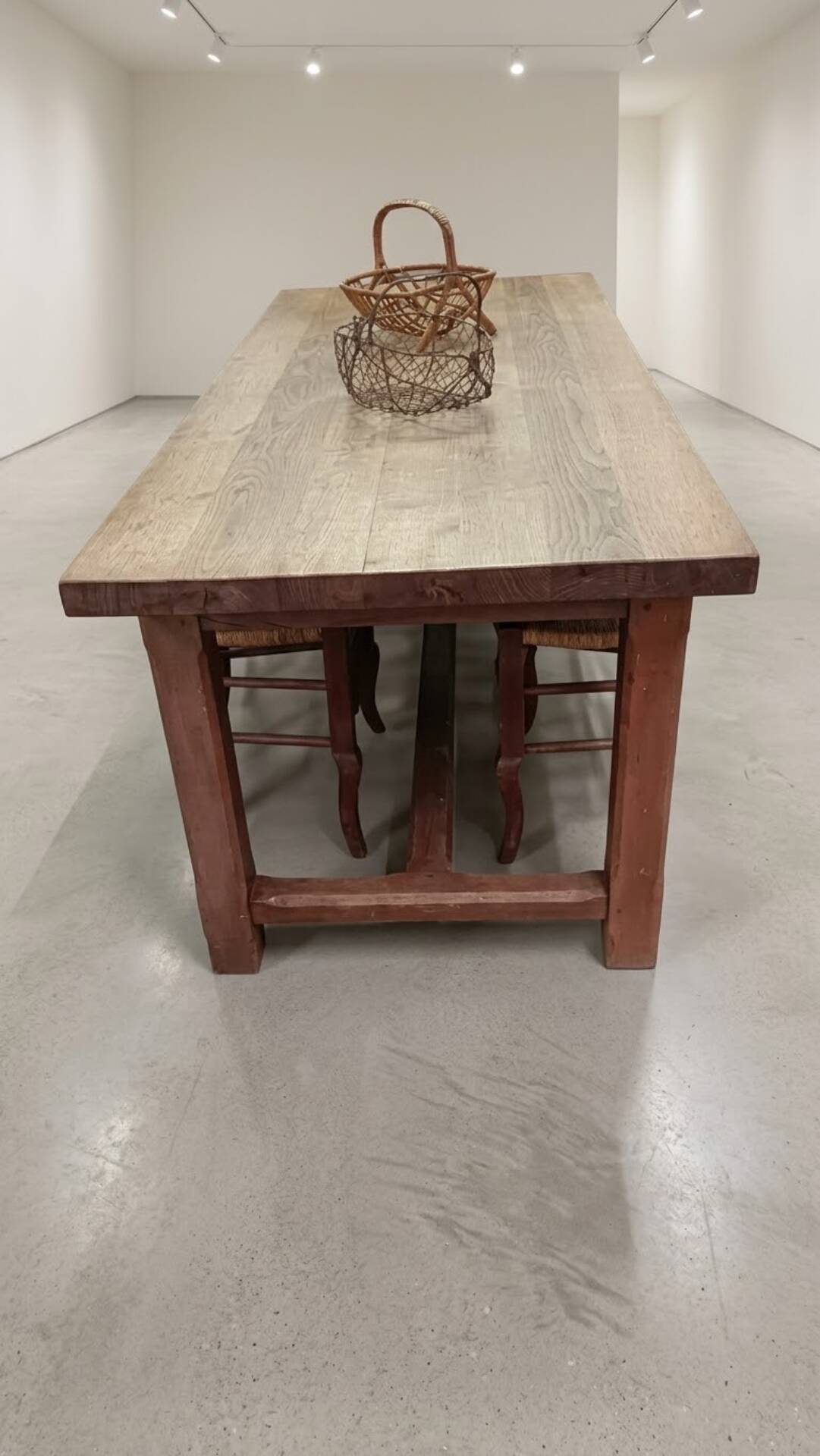 Oak farmhouse table