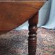 19th-century Louis Philippe walnut drop-leaf table.