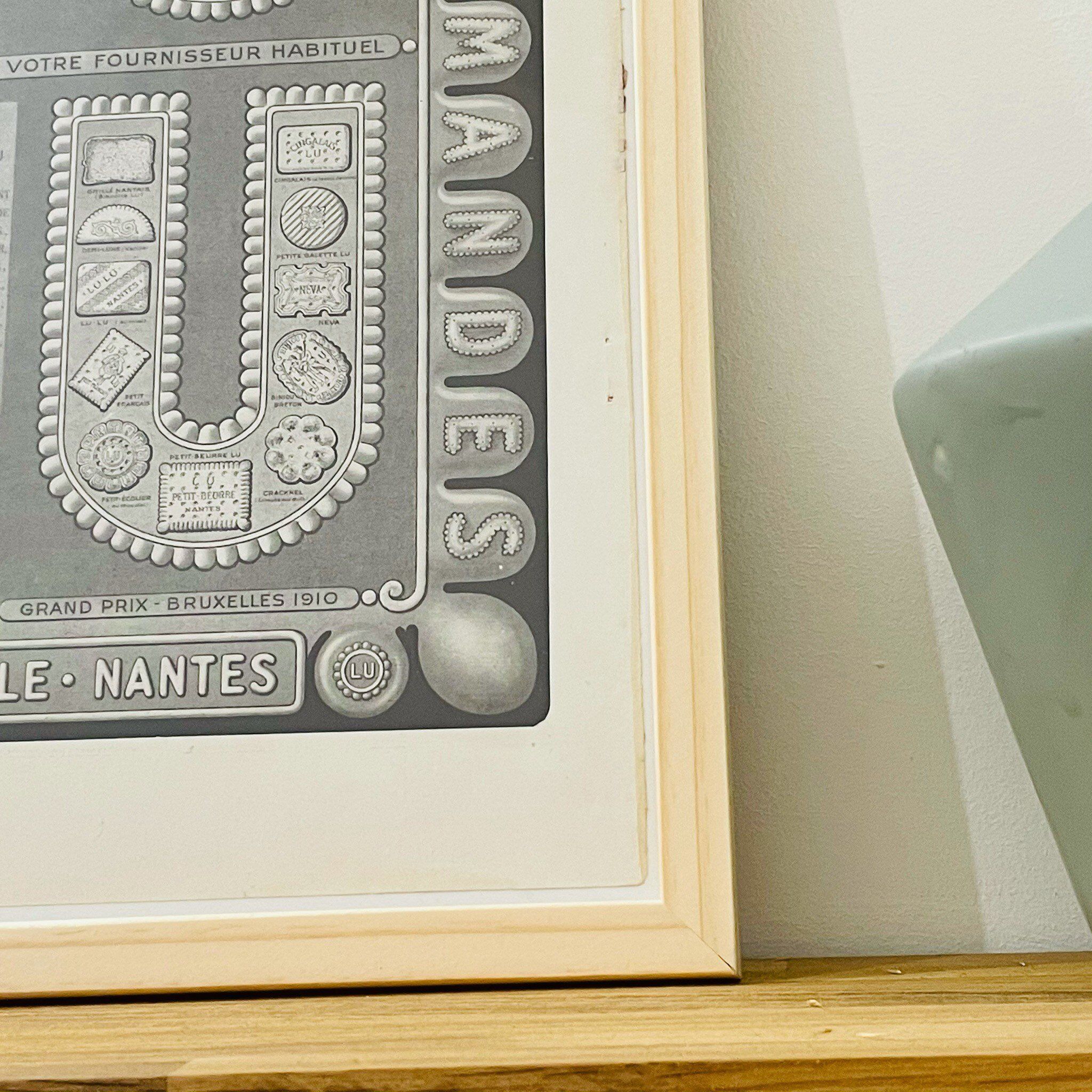 Illustration Biscuit LU Lefévre - Nantes - Vintage of 1930 - 30x40cm