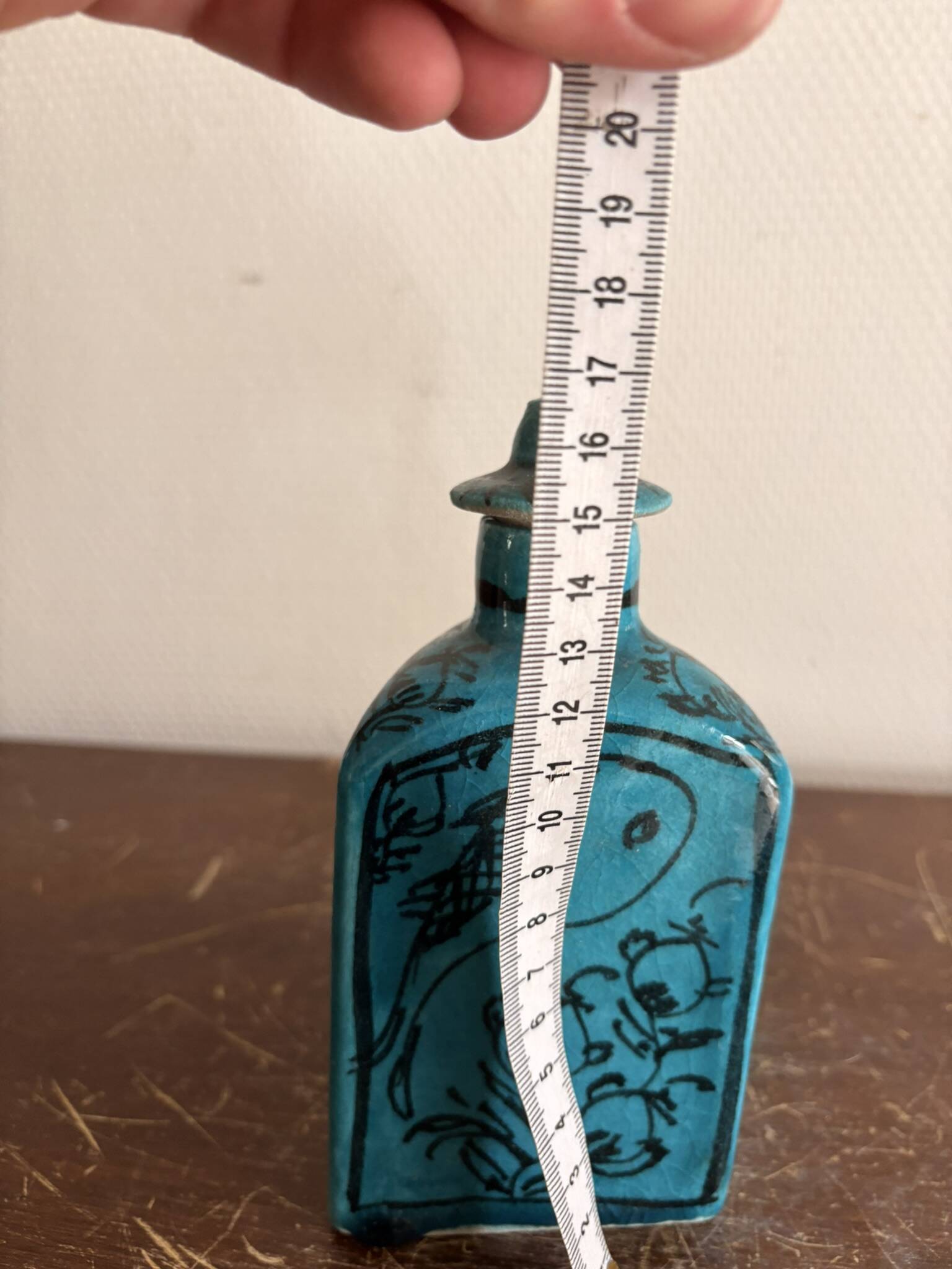 Flacon Bouteille Persan Qajar Iznik Perse Iran Moyen Orient Ottoman Décor