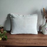 White Moroccan bohemian cushion
