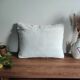 Coussin bohème marocain blanc