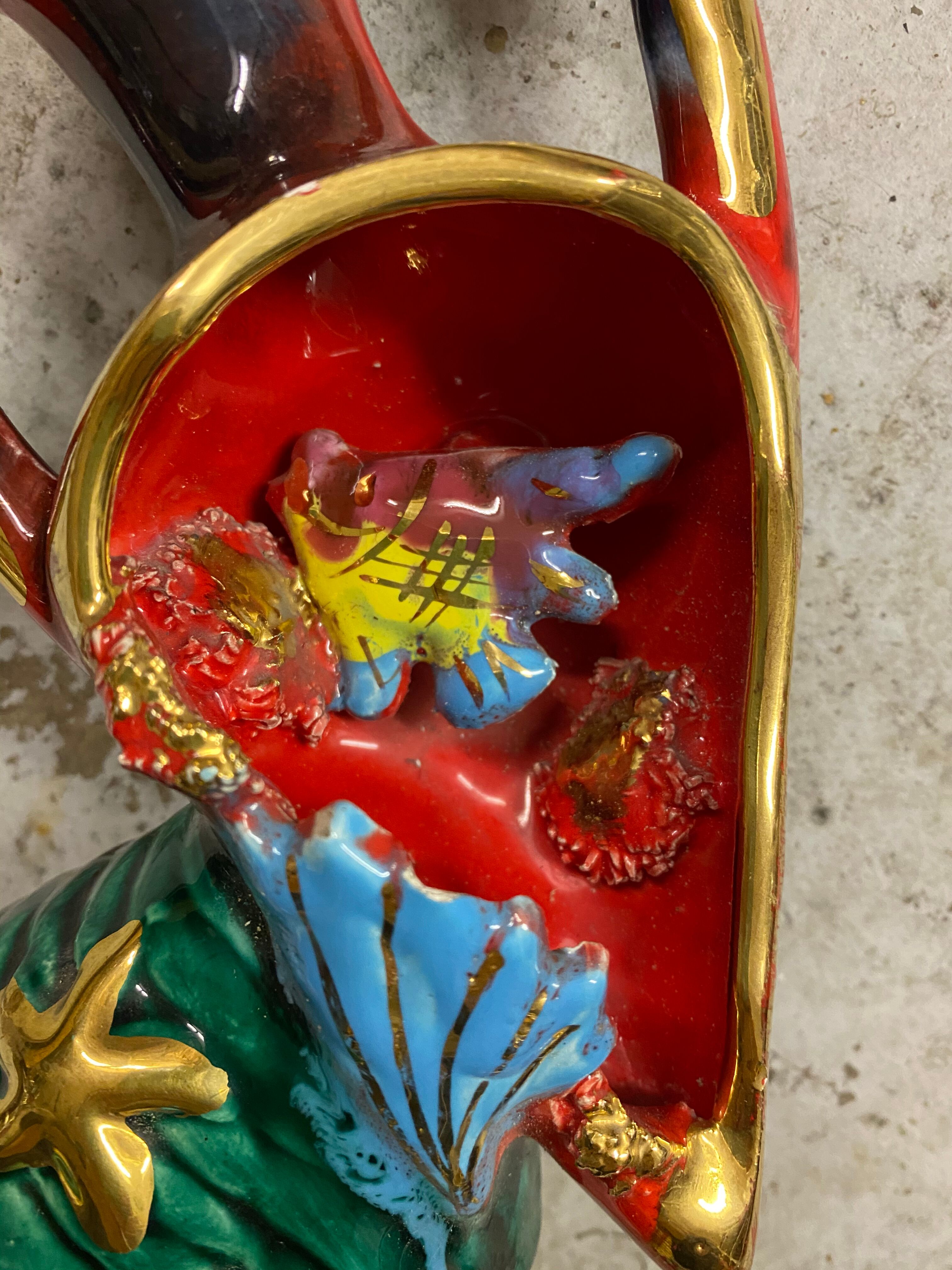 Vallauris ceramic lamp set