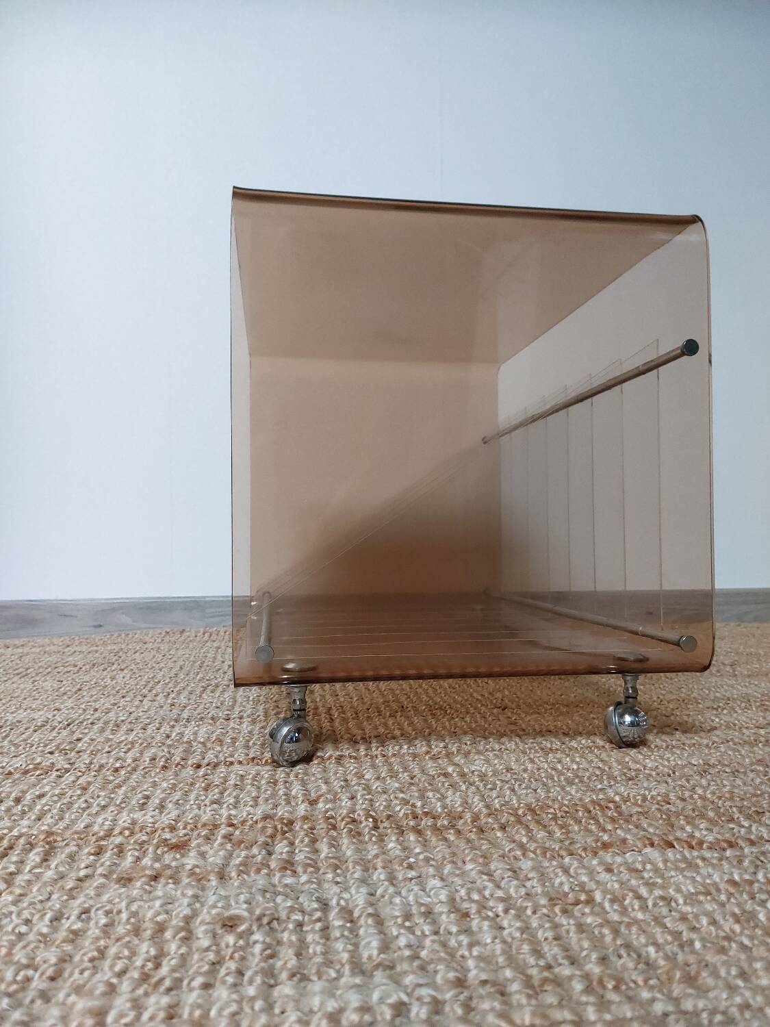 Table michel dumas plexiglas 1970