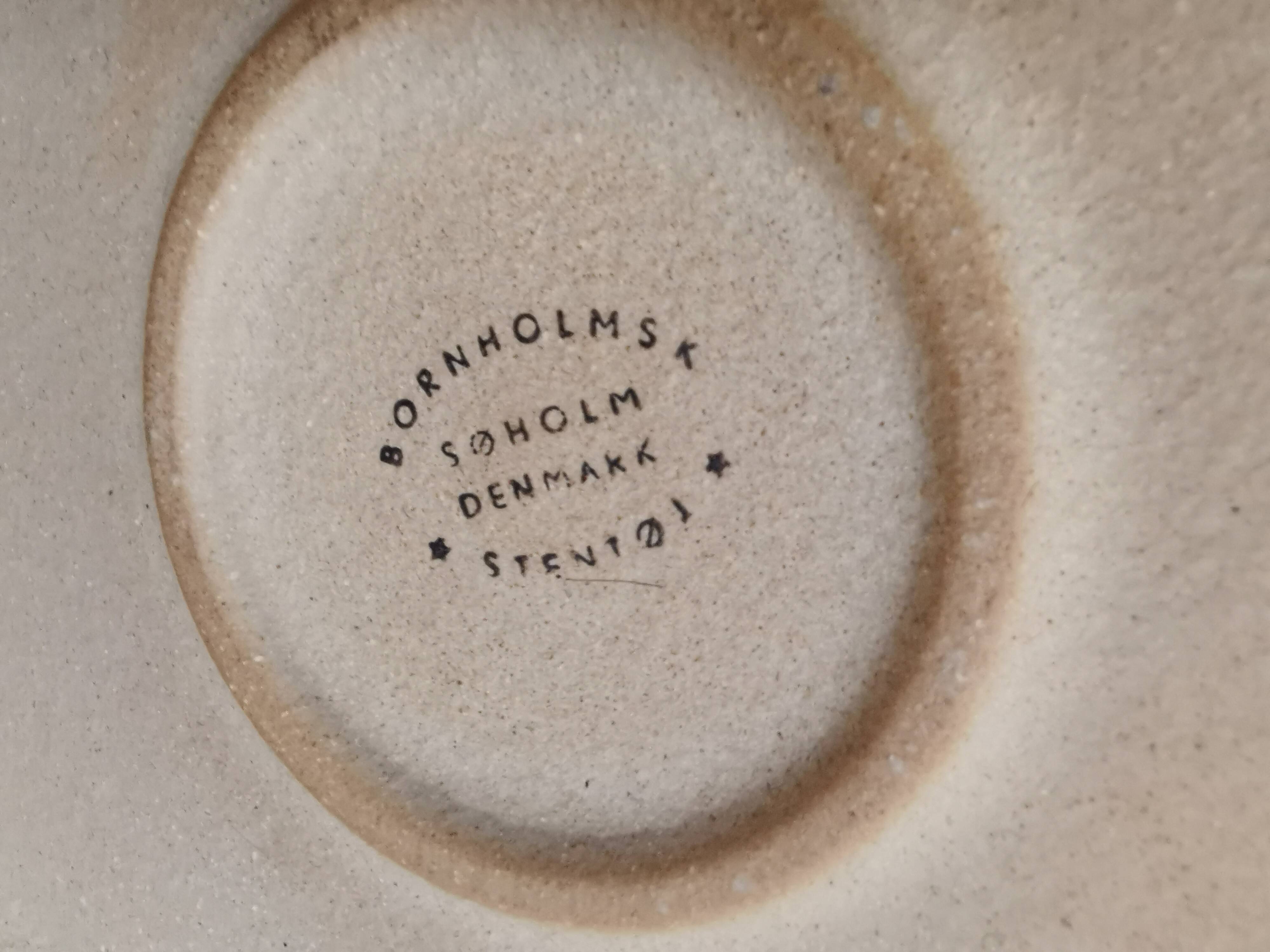 Large Haico Nitzsche bowl from Danish Søholm 1970s.