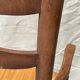 Pair of straw armchairs