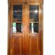 Large director's bookcase in solid walnut, 19th century.