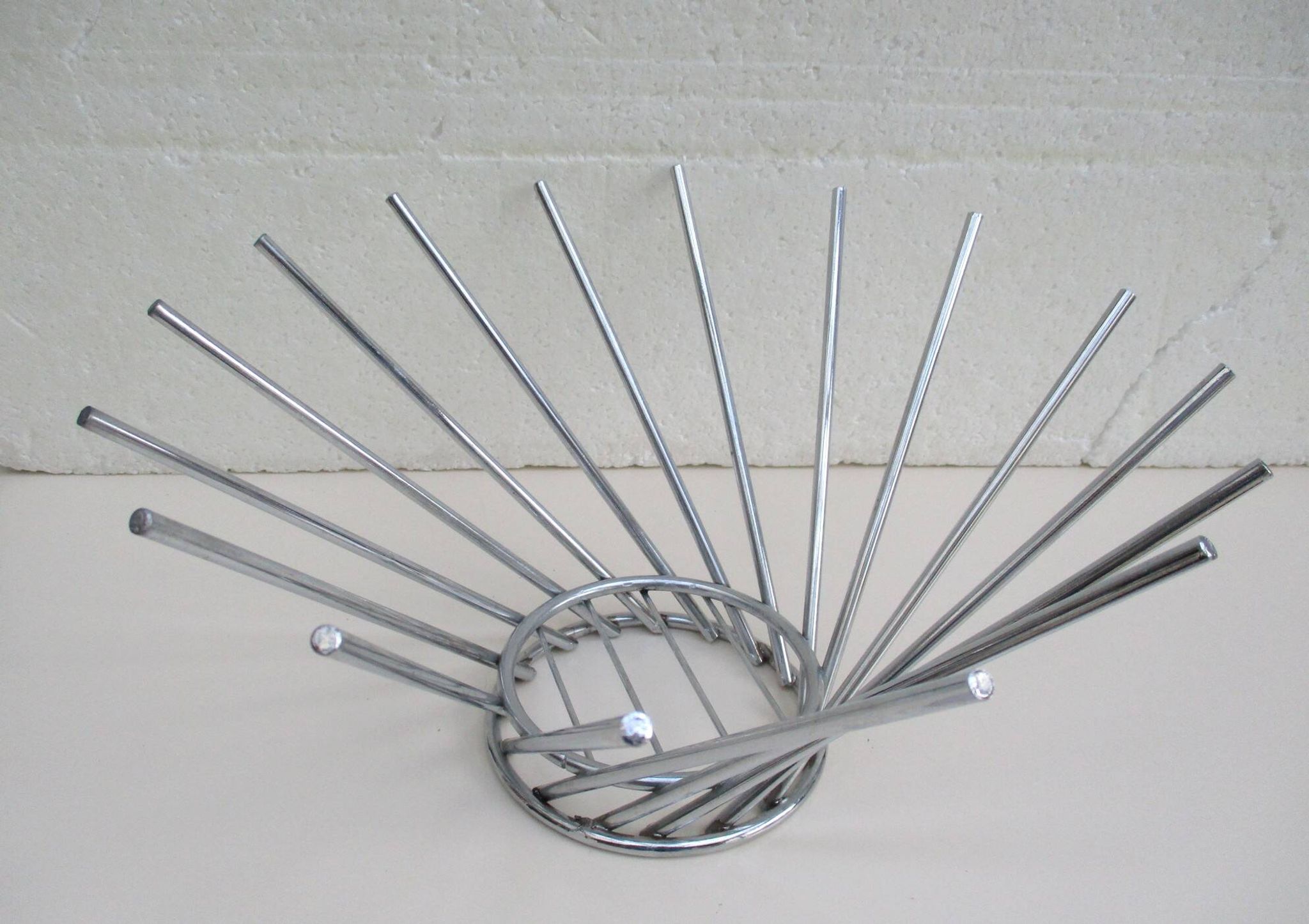 Fruit bowl, metal basket