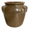 Signed stoneware jar