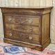 Louis Philippe chest of drawers with 5 drawers from the 19th century in cherry wood with glass knobs