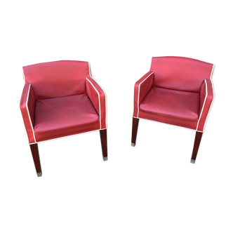 Pair of vintage mid-century seats