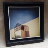 Art photo mounted in American crate