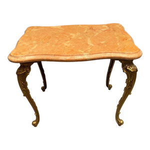 Table basse porte-pot - bronze