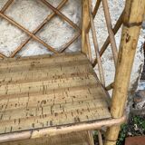 Vintage rattan shelf
