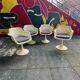Série 4 chaises tulipes