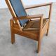 vintage armchair with side table | Wim Mulder | 1980s