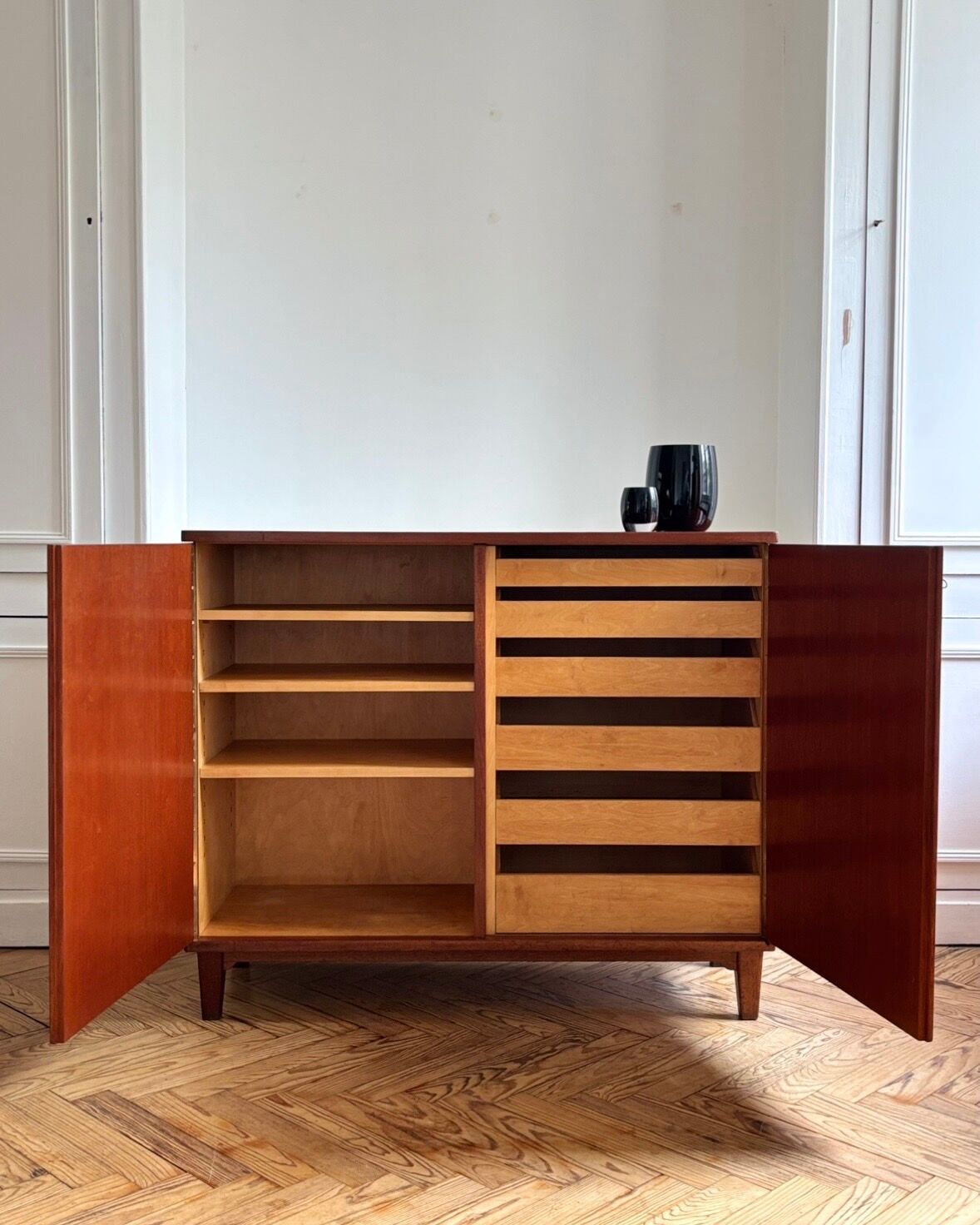 Mid-century solid wood buffet