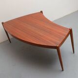 1960s coffeetable in walnut restored