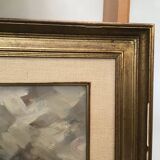 flower vase of a bouquet. Oil on canvas signed by Jean-Jacques Foulon (1923-1980)