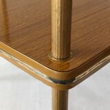 Vintage pedestal table in formica 60s