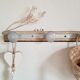 Old coat rack wood and metal