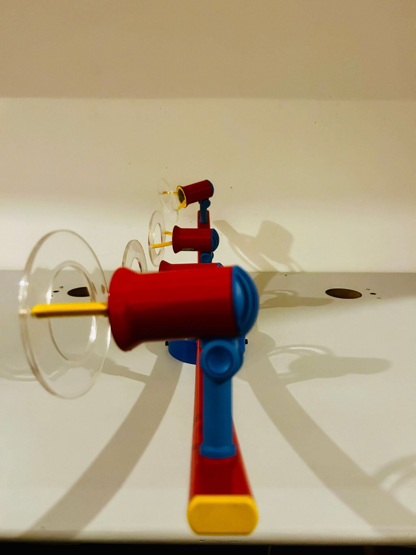Ceiling light 4 Spots Shiny Vintage Germany 1980s