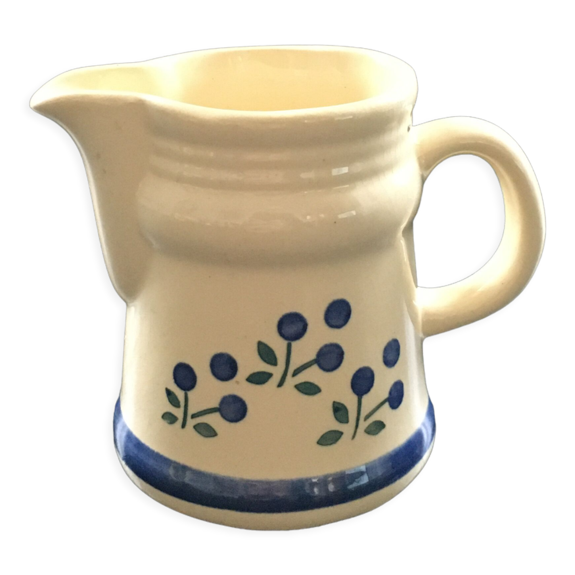 Blue Scandinavian décor milk jug
