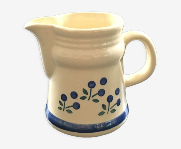 Pot à lait décor scandinave bleu