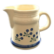 Pot à lait décor scandinave bleu