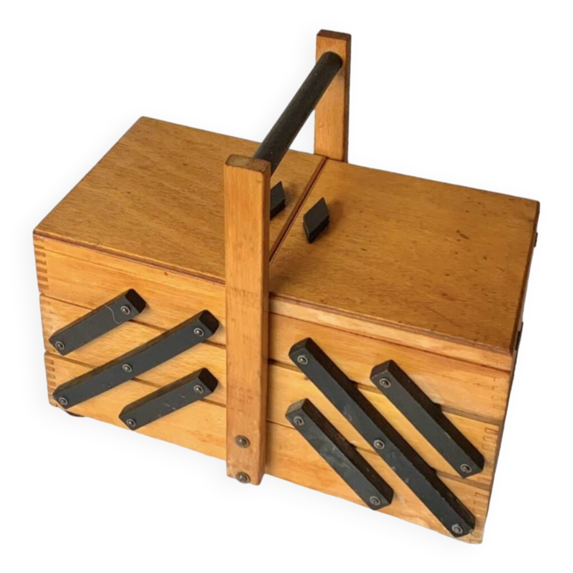 Worker - vintage wooden sewing box