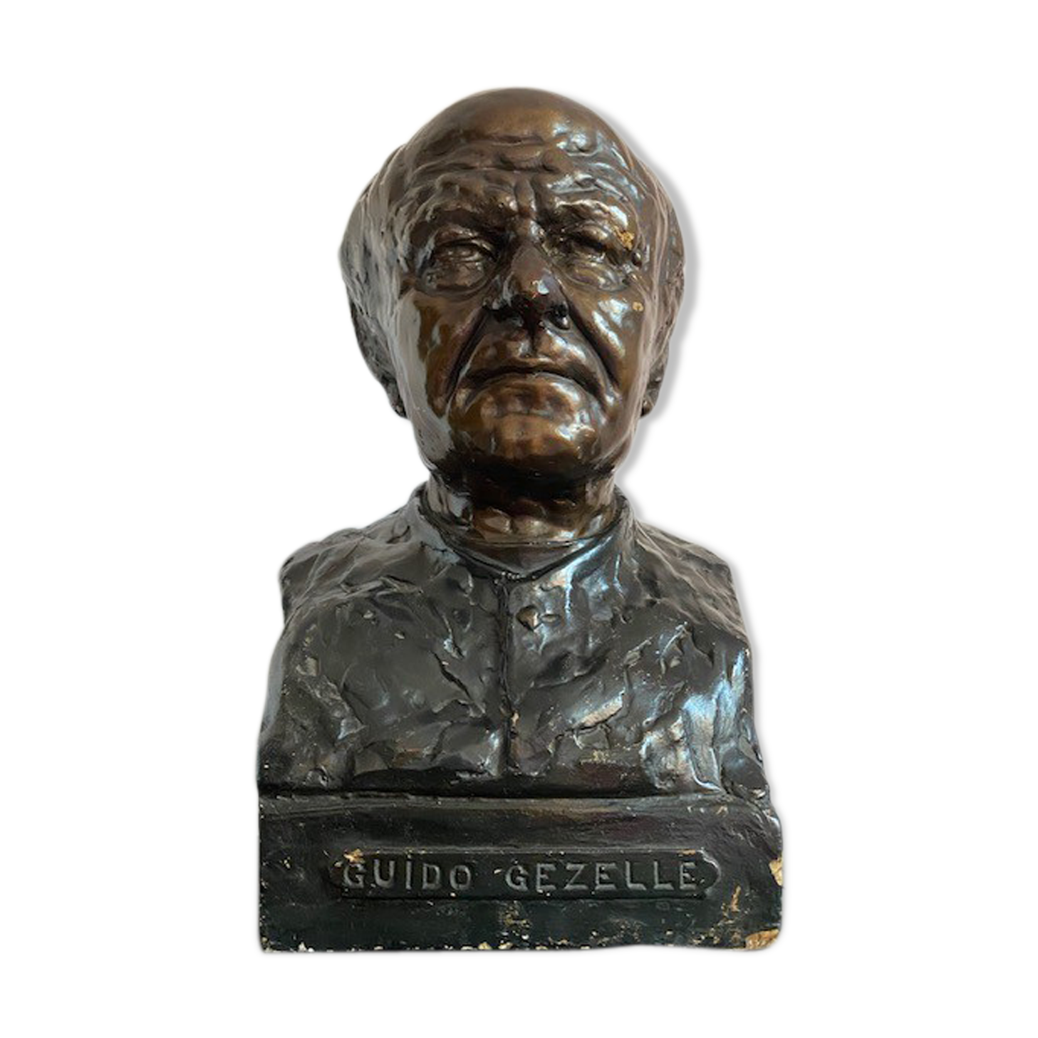 Bust Guido Gezelle 1921 in plaster