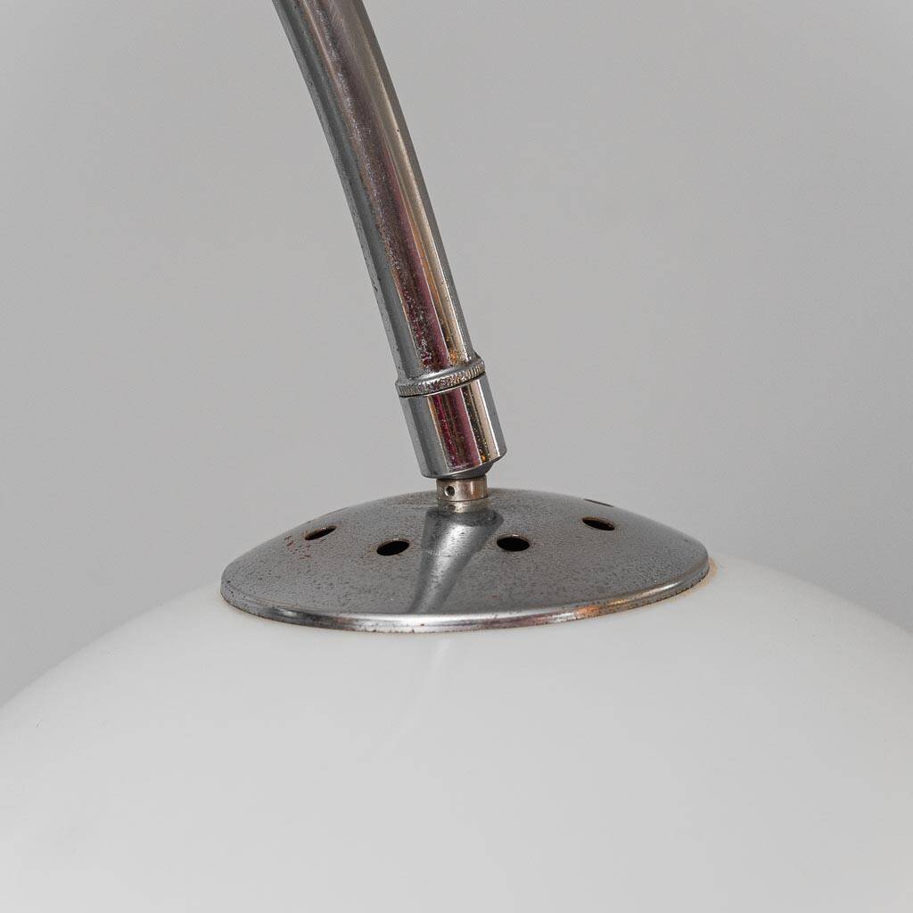 Harvey Guzzini arc floor lamp 1970s vintage modernism