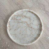 White onyx dish