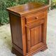 Vintage chest of drawers in solid oak wood Louis Philippe 20th century