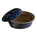 Large Alsatian terrine in earthenware "Myosotis"